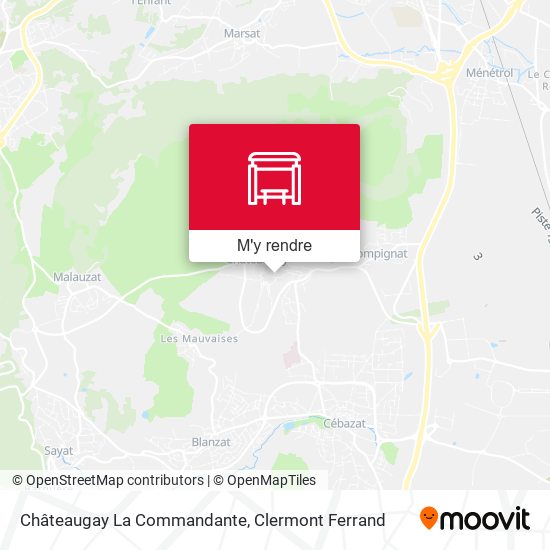 Châteaugay La Commandante plan