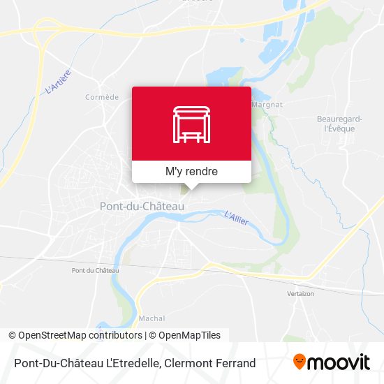 Pont-Du-Château L'Etredelle plan