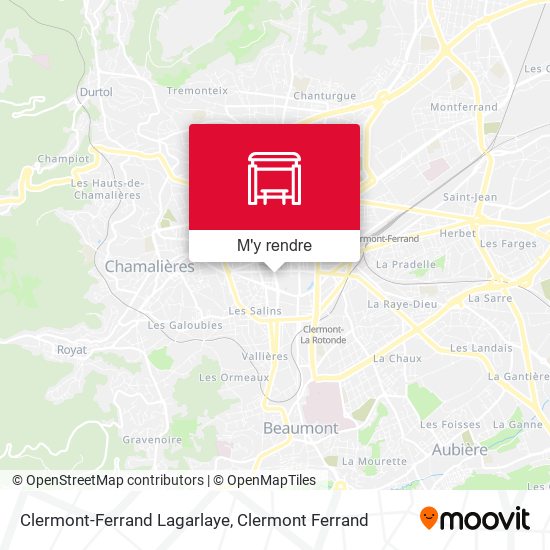 Clermont-Ferrand Lagarlaye plan