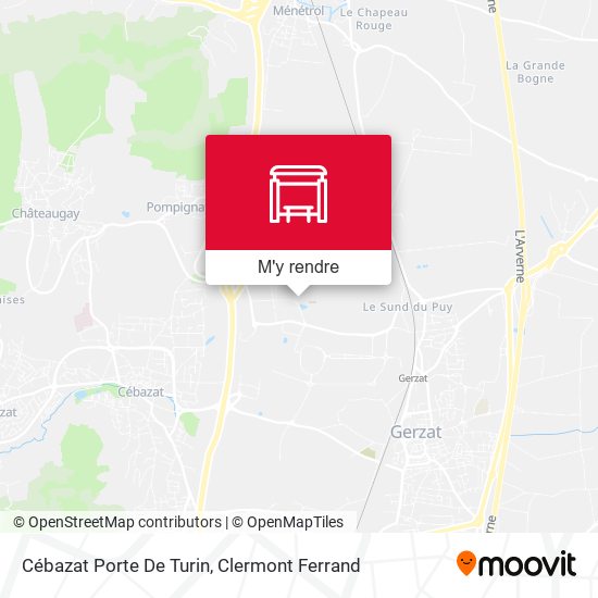 Cébazat Porte De Turin plan