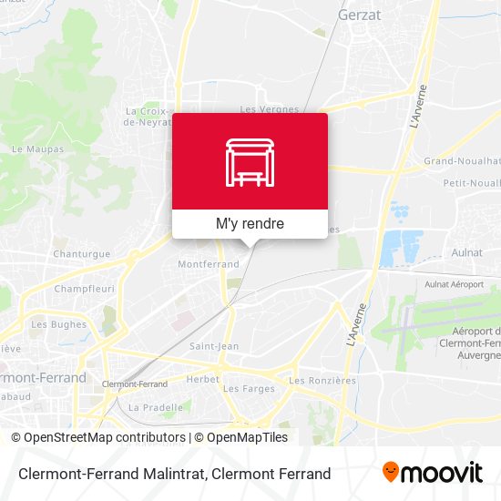 Clermont-Ferrand Malintrat plan