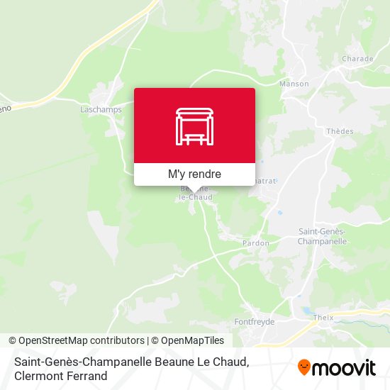 Saint-Genès-Champanelle Beaune Le Chaud plan