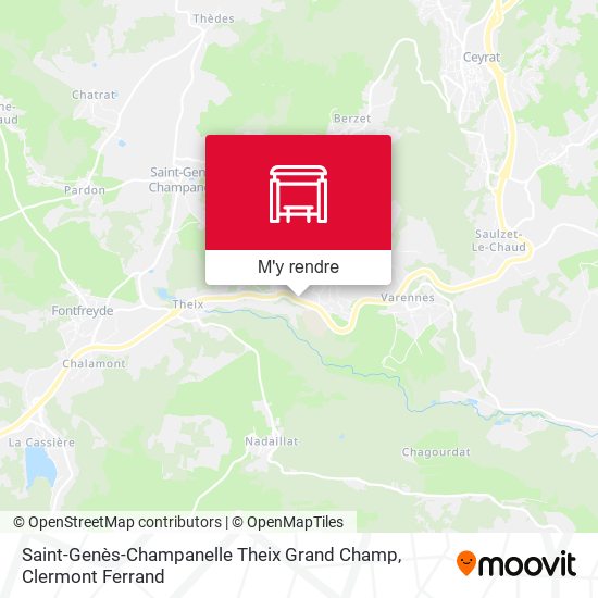 Saint-Genès-Champanelle Theix Grand Champ plan