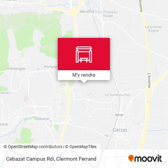 Cébazat Campus Rdi plan