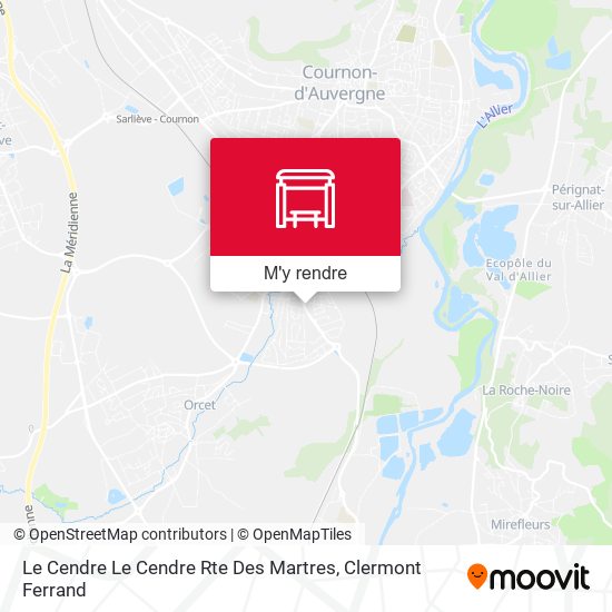 Le Cendre Le Cendre Rte Des Martres plan