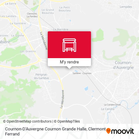 Cournon-D'Auvergne Cournon Grande Halle plan