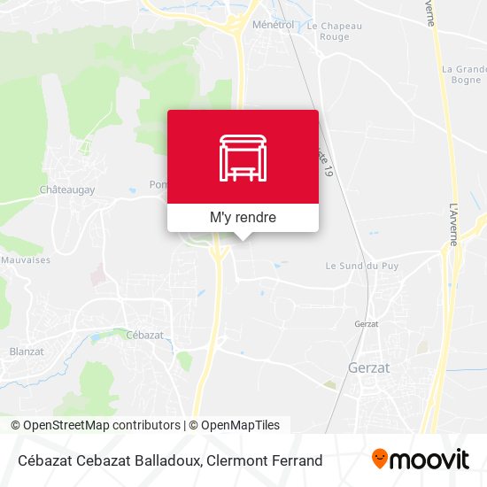 Cébazat Cebazat Balladoux plan