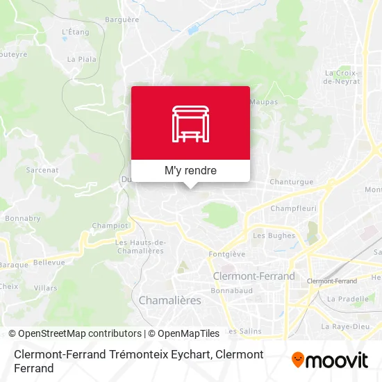 Clermont-Ferrand Trémonteix Eychart plan