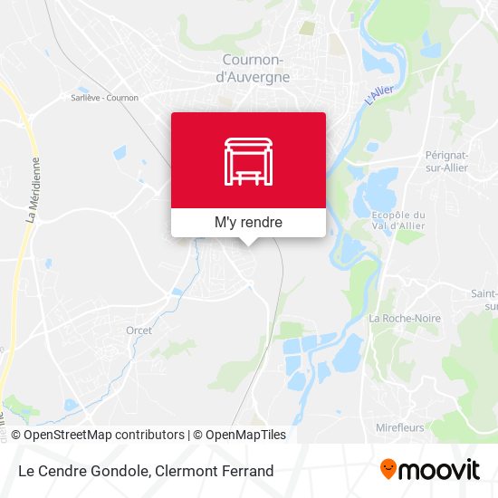 Le Cendre Gondole plan