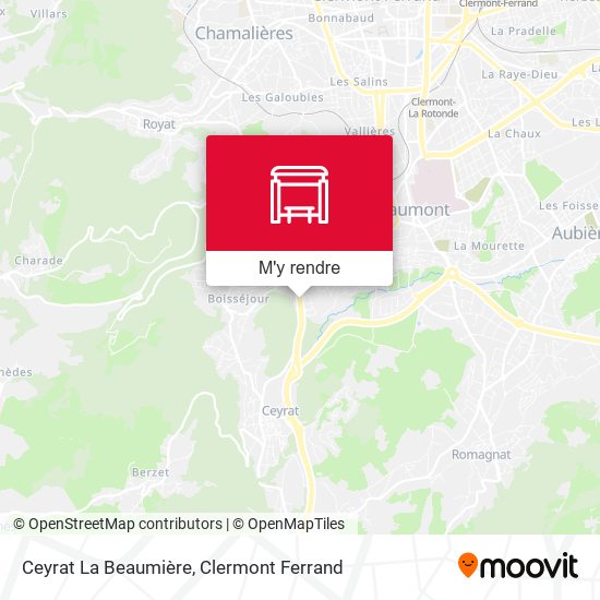 Ceyrat La Beaumière plan