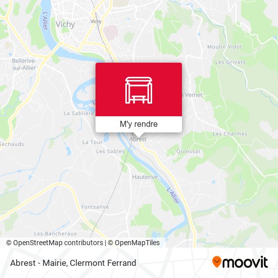 Abrest - Mairie plan