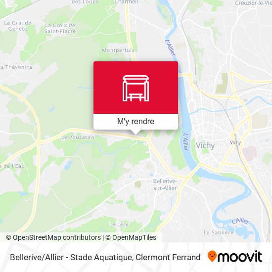 Bellerive / Allier - Stade Aquatique plan