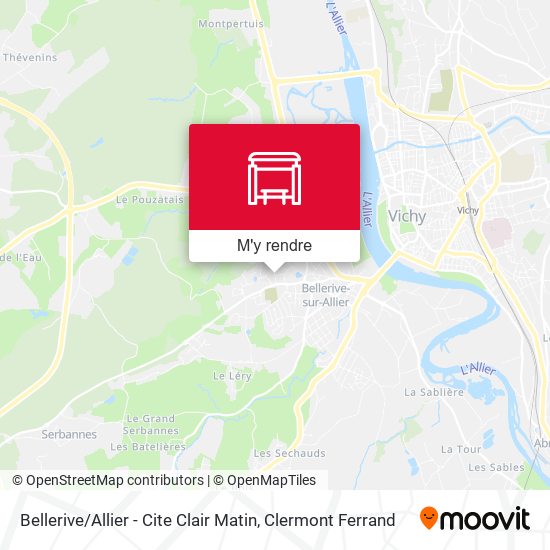 Bellerive / Allier - Cite Clair Matin plan