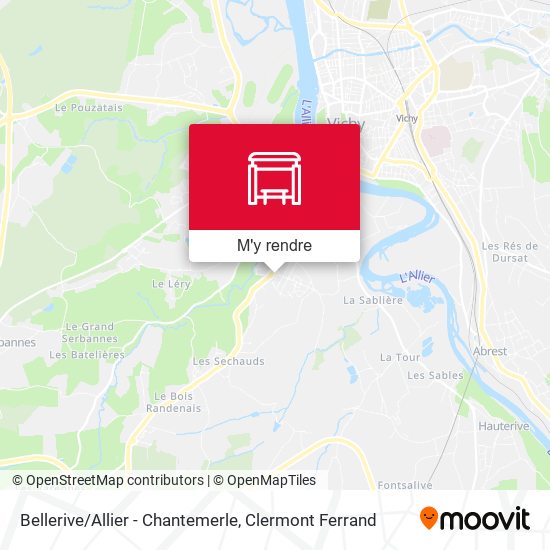 Bellerive/Allier - Chantemerle plan