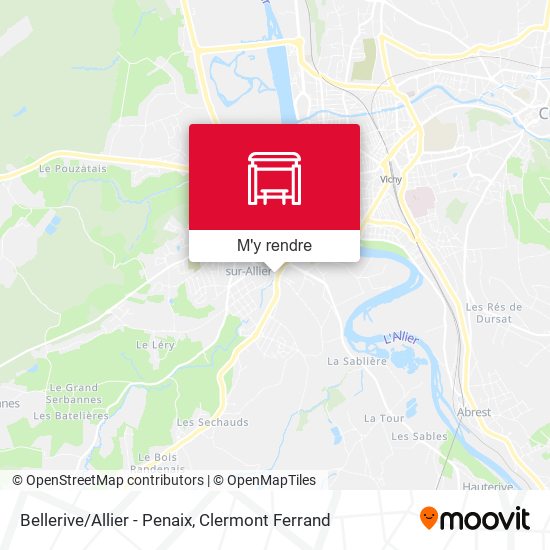 Bellerive/Allier - Penaix plan