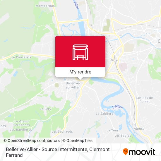 Bellerive / Allier - Source Intermittente plan