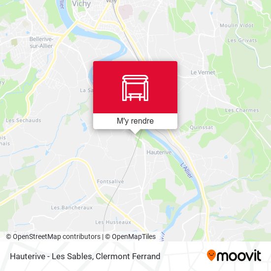 Hauterive - Les Sables plan
