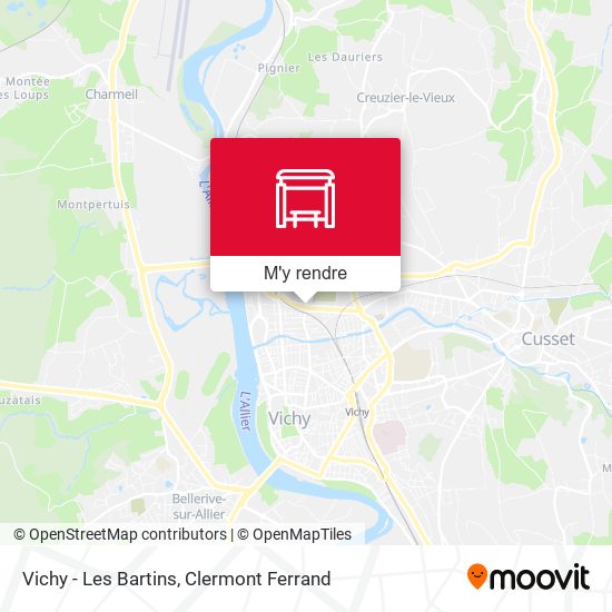 Vichy - Les Bartins plan