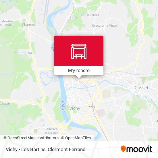 Vichy - Les Bartins plan