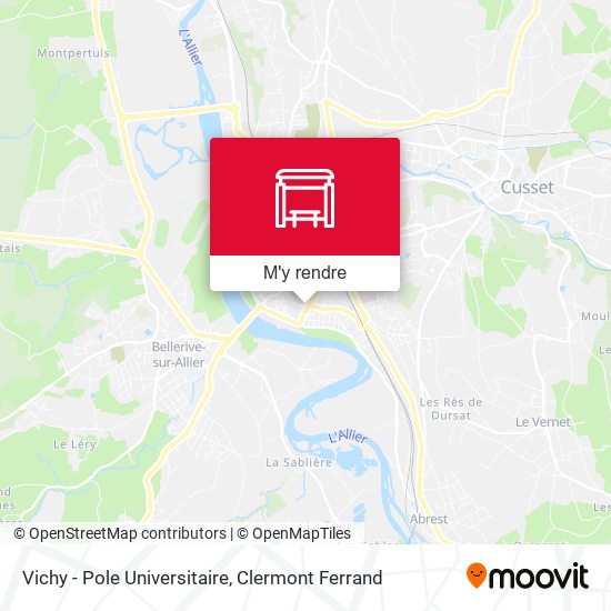 Vichy - Pole Universitaire plan