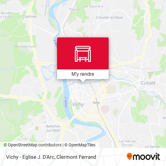 Vichy - Eglise J. D'Arc plan