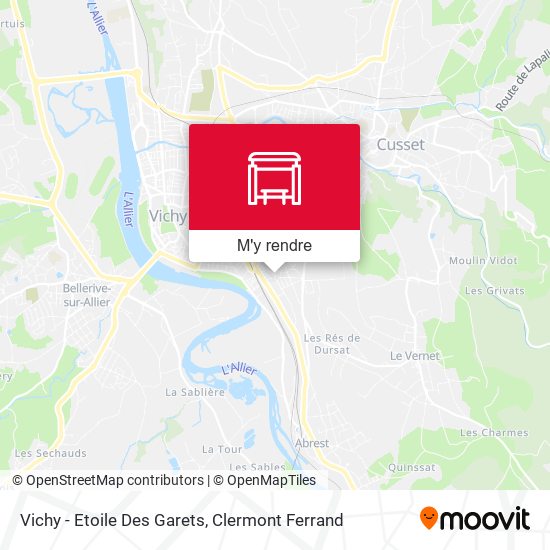 Vichy - Etoile Des Garets plan