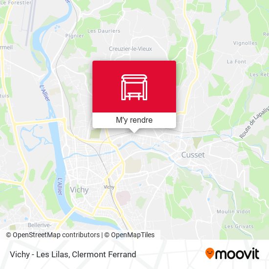 Vichy - Les Lilas plan