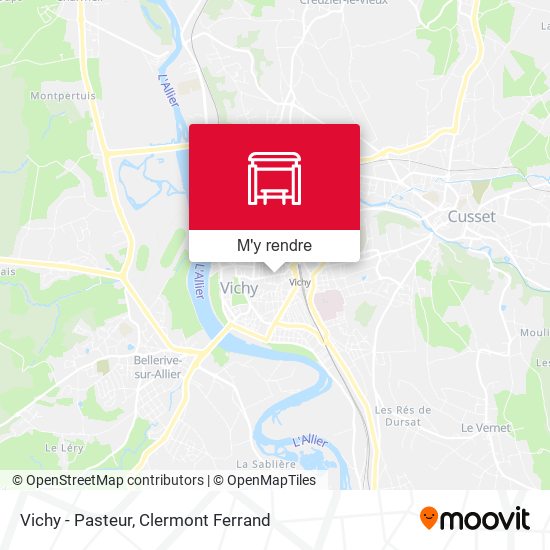 Vichy - Pasteur plan