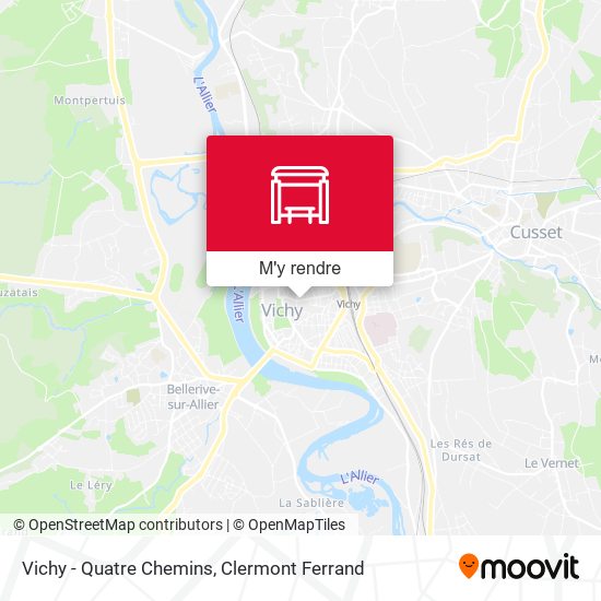 Vichy - Quatre Chemins plan