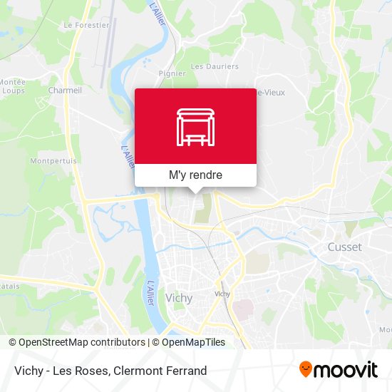 Vichy - Les Roses plan