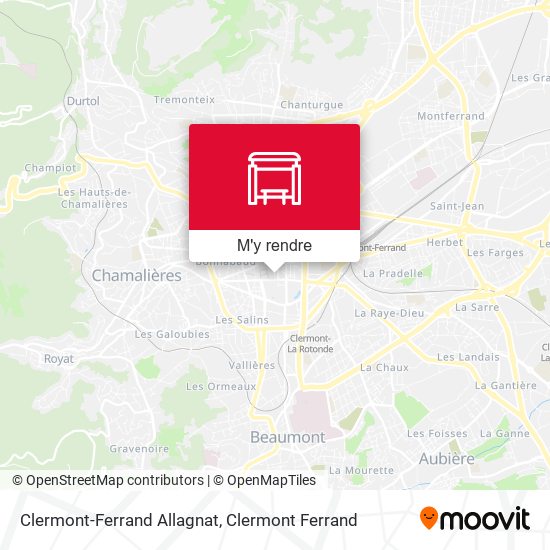 Clermont-Ferrand Allagnat plan