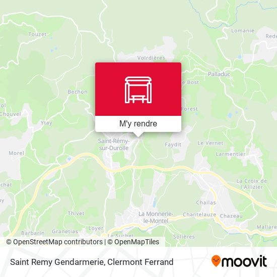 Saint Remy Gendarmerie plan