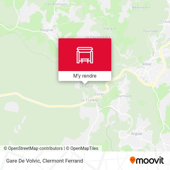 Gare De Volvic plan