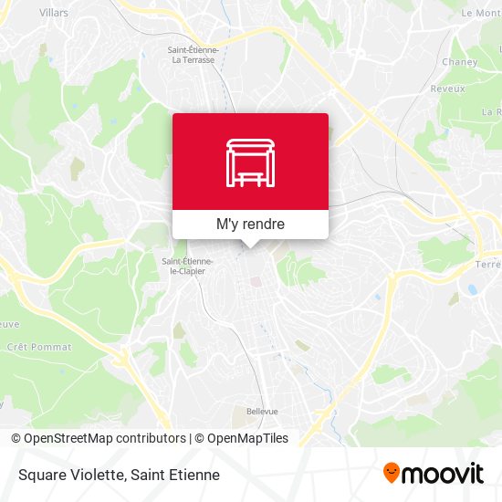 Square Violette plan