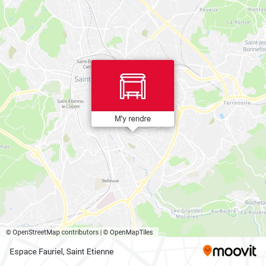 Espace Fauriel plan