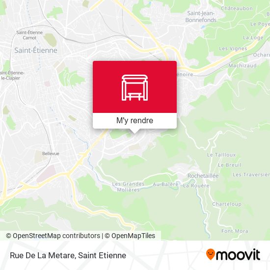 Rue De La Metare plan