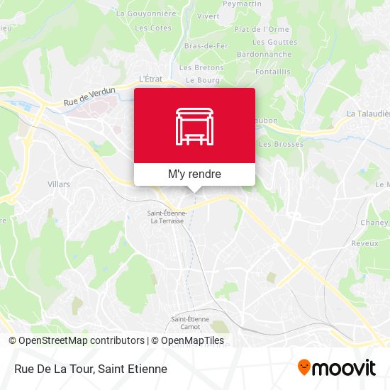 Rue De La Tour plan
