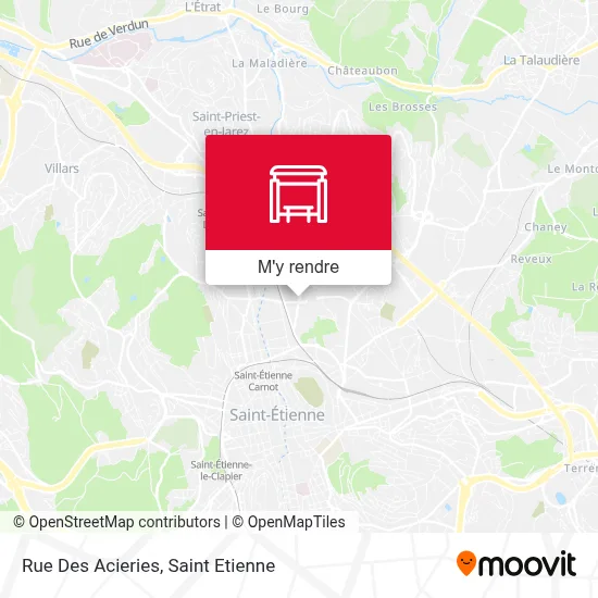 Rue Des Acieries plan