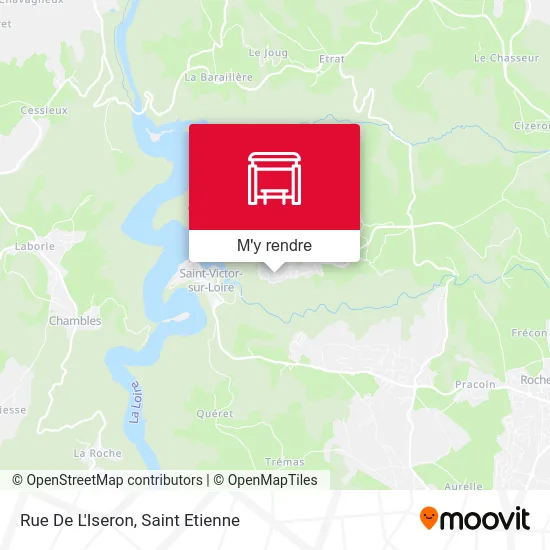 Rue De L'Iseron plan