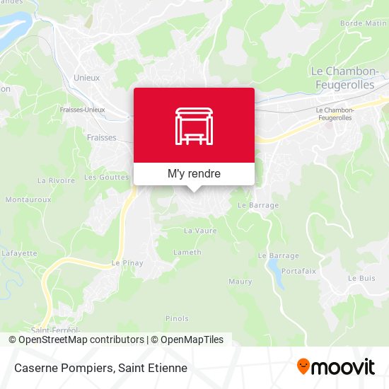 Caserne Pompiers plan
