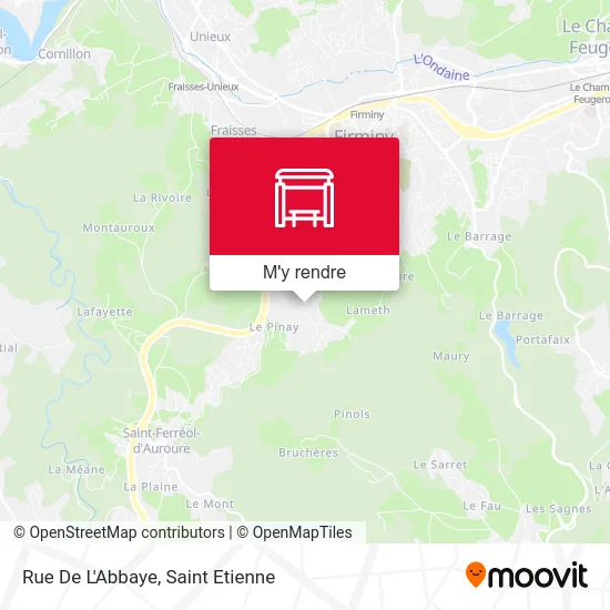 Rue De L'Abbaye plan