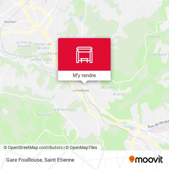 Gare Fouillouse plan