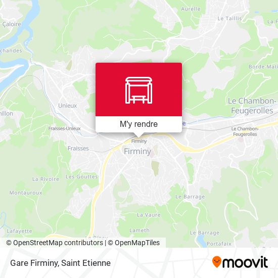 Gare Firminy plan