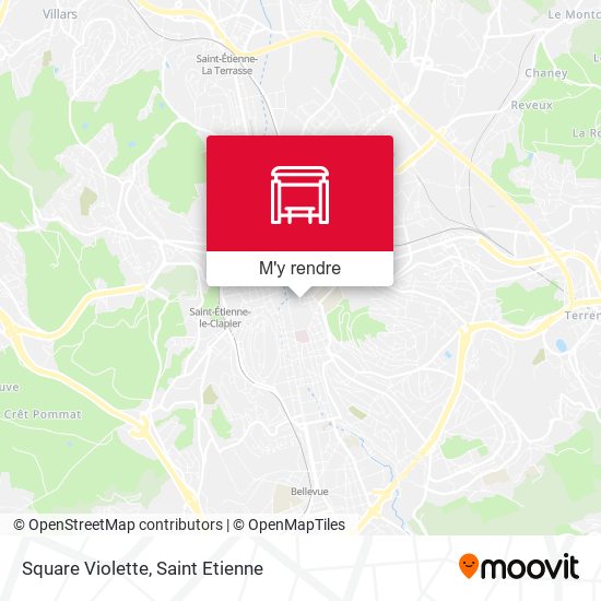 Square Violette plan