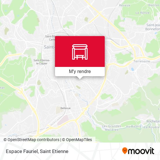 Espace Fauriel plan