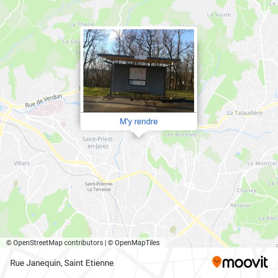 Rue Janequin plan