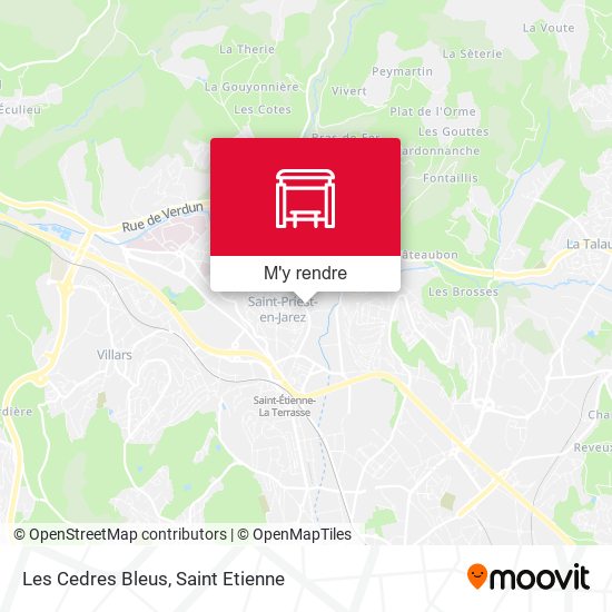 Les Cedres Bleus plan