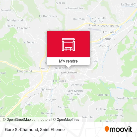 Gare St-Chamond plan