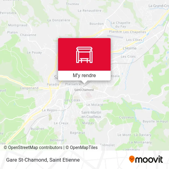 Gare St-Chamond plan