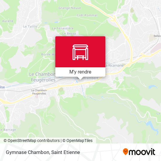Gymnase Chambon plan